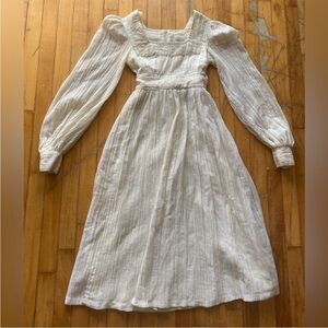 Gunne sax prairie wedding 70s dress